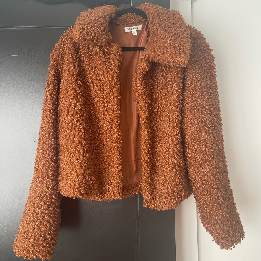 Wild Honey shaggy jacket